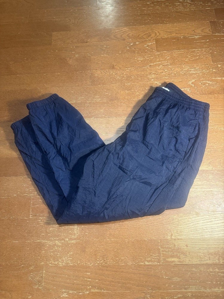 Vintage Reebok Navy Nylon Sweatpants