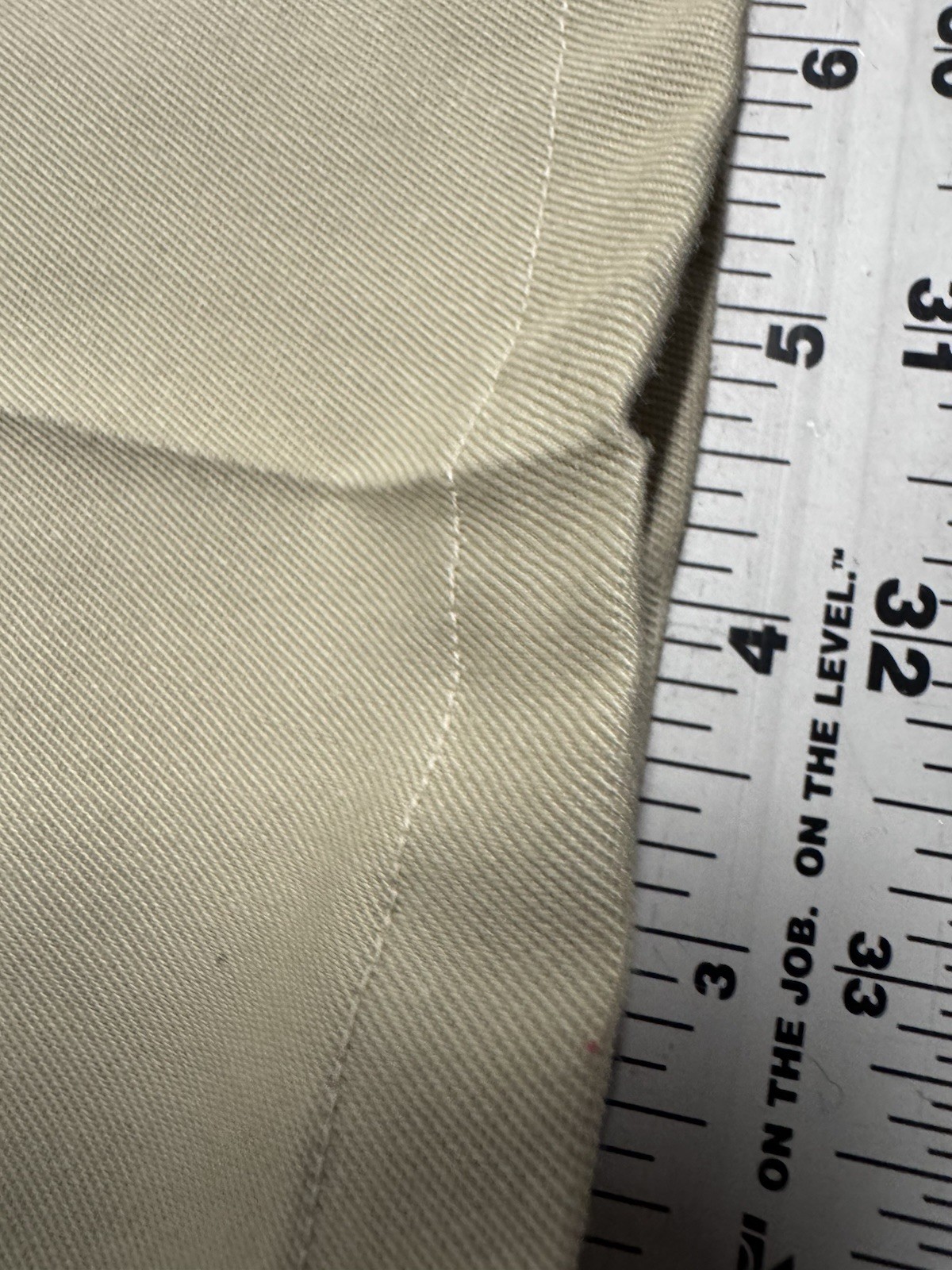 Vintage 1960s 1970s Workwear Slacks Trousers Men 35x30 Tan Sta-Prest Pants NEW