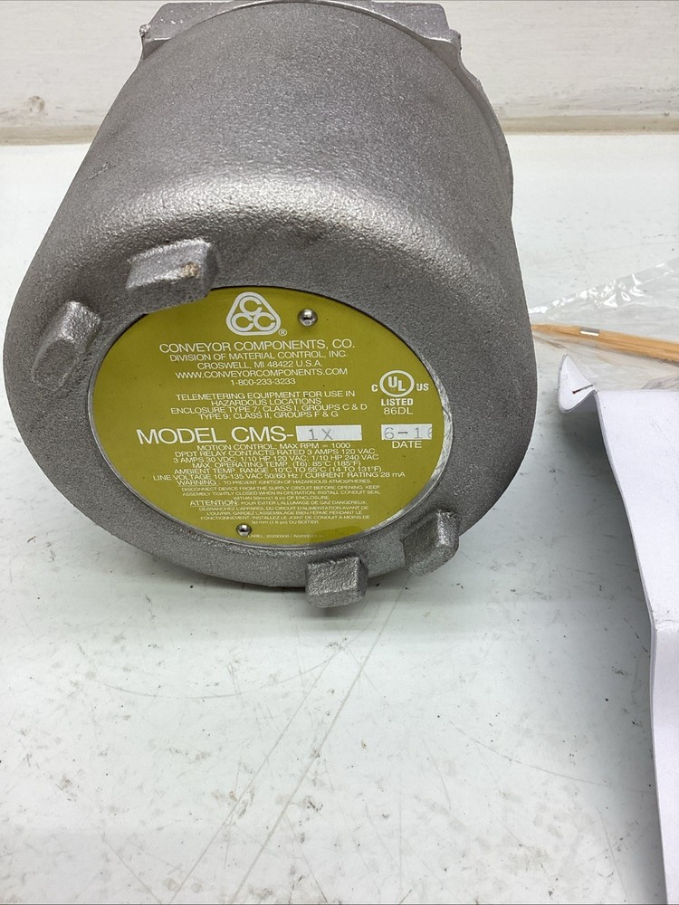 Conveyor Components Model CMS-1X Speed Control Switch NIB