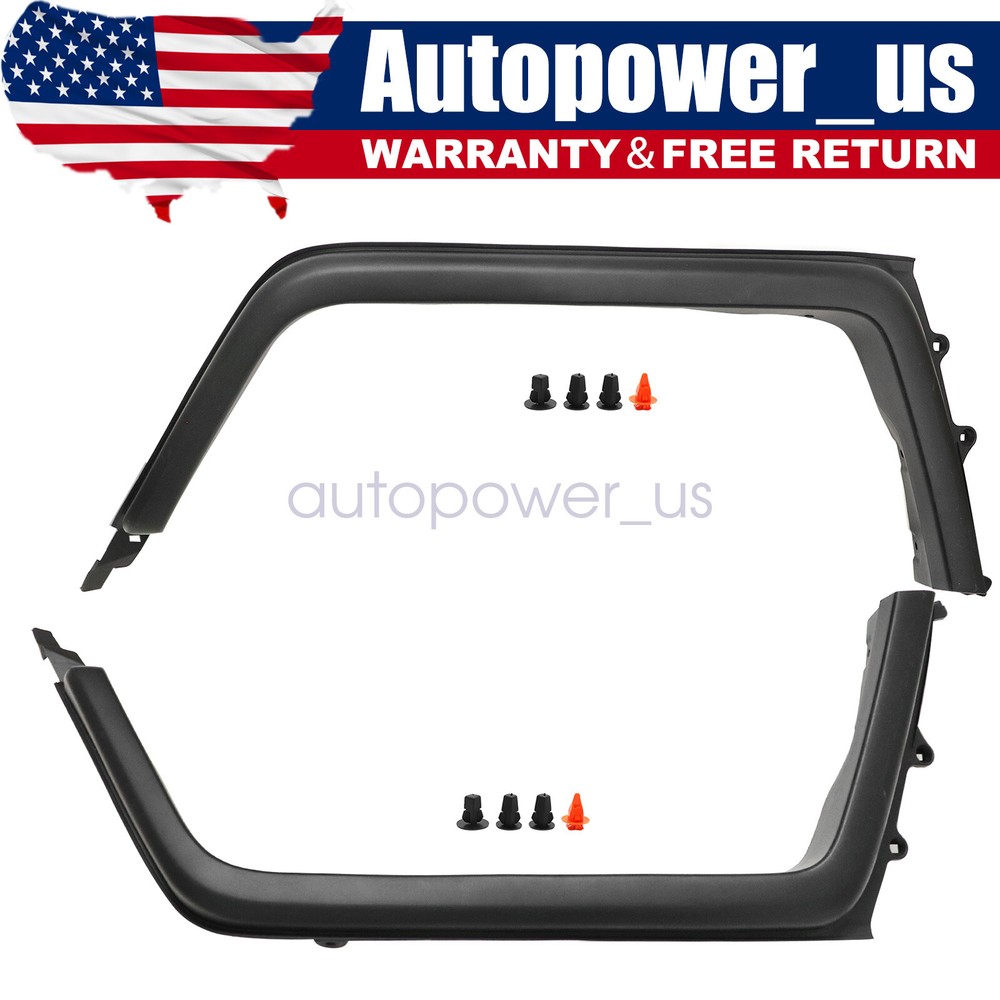 Fits Toyota FJ Cruiser 2007-2014 2Pcs New Rear Left + Right Fender Flare Molding