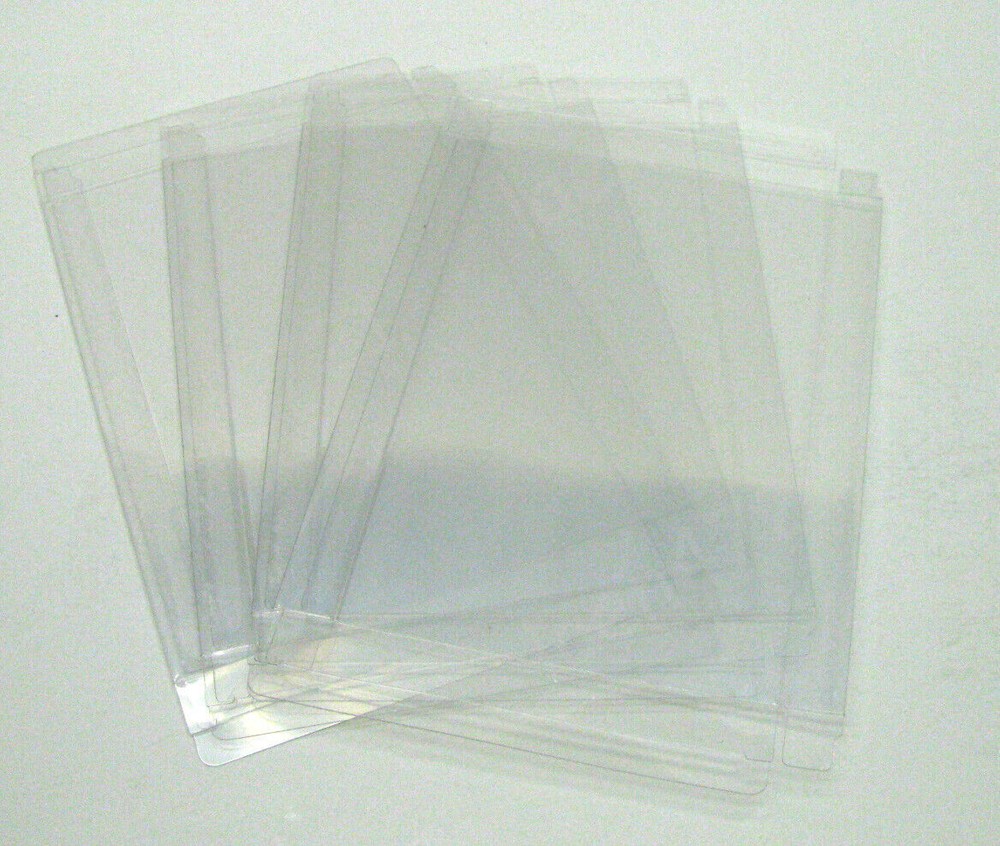 5x Clear Protective Box Protector Sleeve For DVD Standard Case (Size DV1) CD
