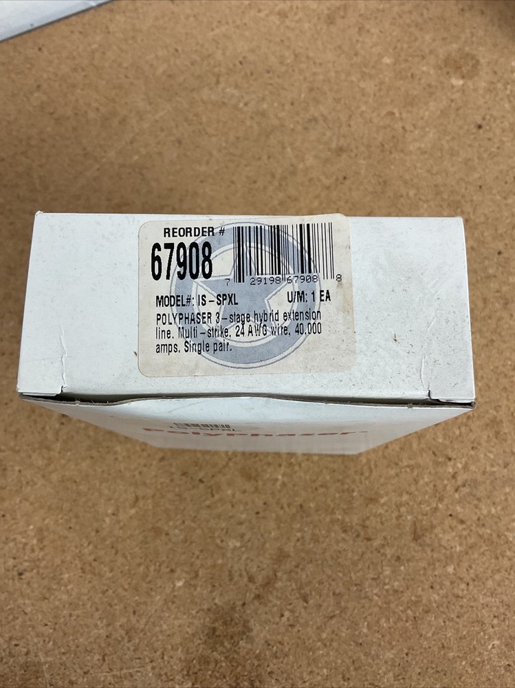 NEW Polyphaser Extension Lines Lightning Protector +/- 75Vdc IS-SPXL