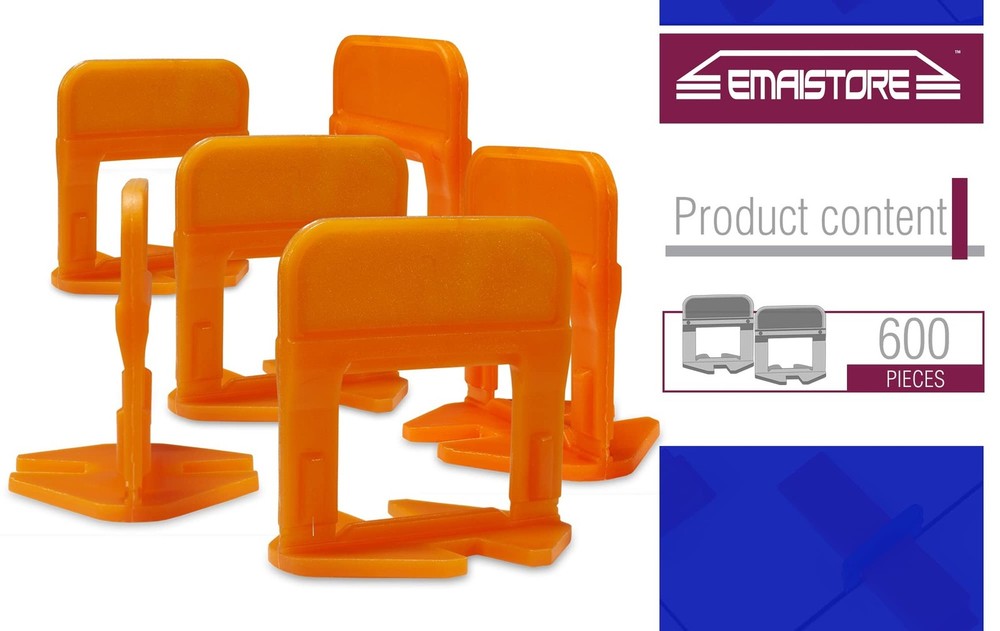 Tile Leveling System (5/32 Inch) – 600 Tile Spacers – Compatible wit