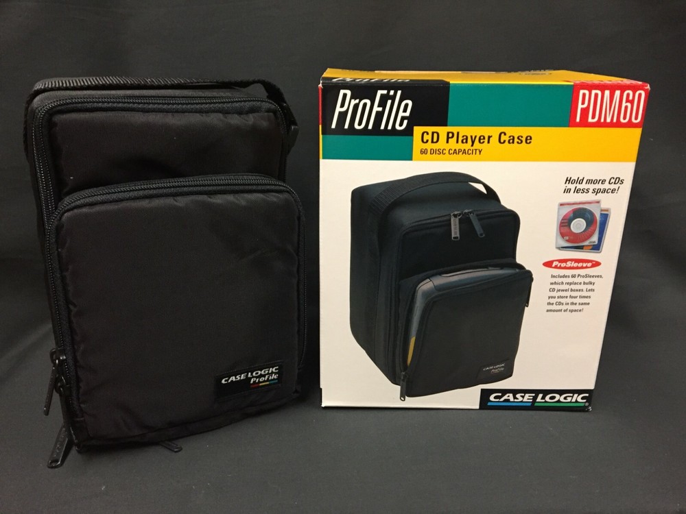 Case Logic ProFile CD Player Case 60 CD Capacity PDM60 NEW