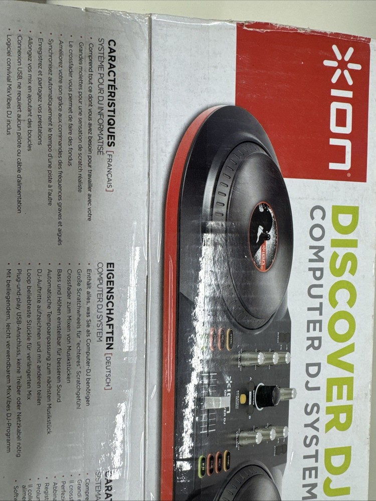 Ion Discover DJ Computer System discovery pc mac usb New Open Box NIB