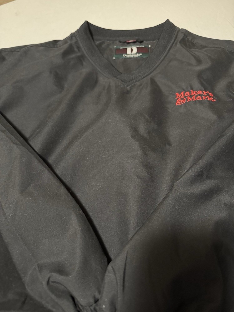 Dunbrooke Men’s Pullover Golf Jacket Makers Mark Logo Lined Sz Small
