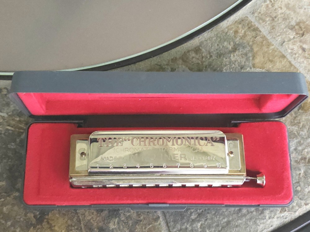 M.HOHNER 260 C CHROMATIC HARMONICA MADE 1937 GERMANY ORIGINAL CASE Nice!