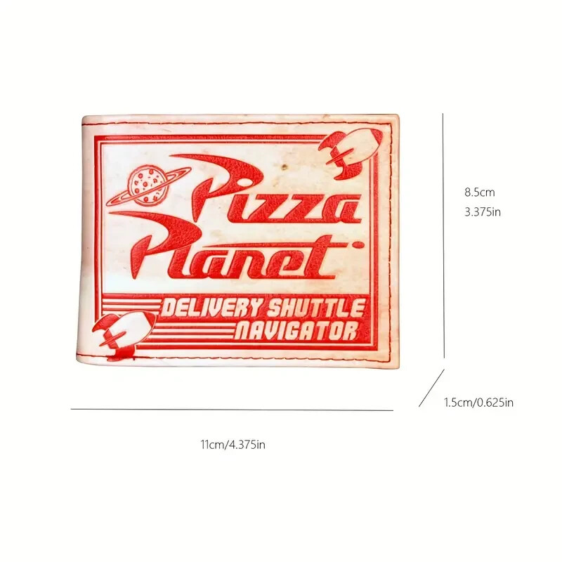 Toy Story Pizza Planet Delivery Shuttle Navigator Wallet Vintage Style Disney