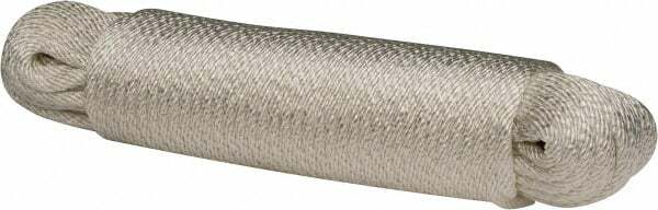 200' Max Length Nylon Solid Braid Rope 3/8" Diam, 288 Lb Capacity