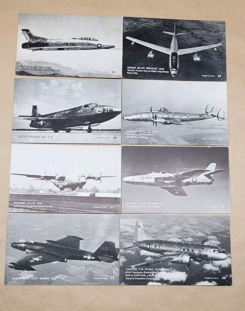 15 Military Aircraft Flash Cards