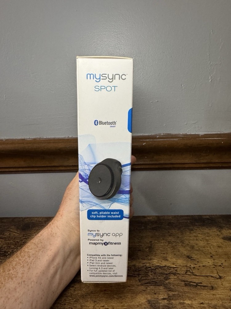 MySync Wireless Activity Tracker Band SPOT w/ Bluetooth Distance Minutes Sleep