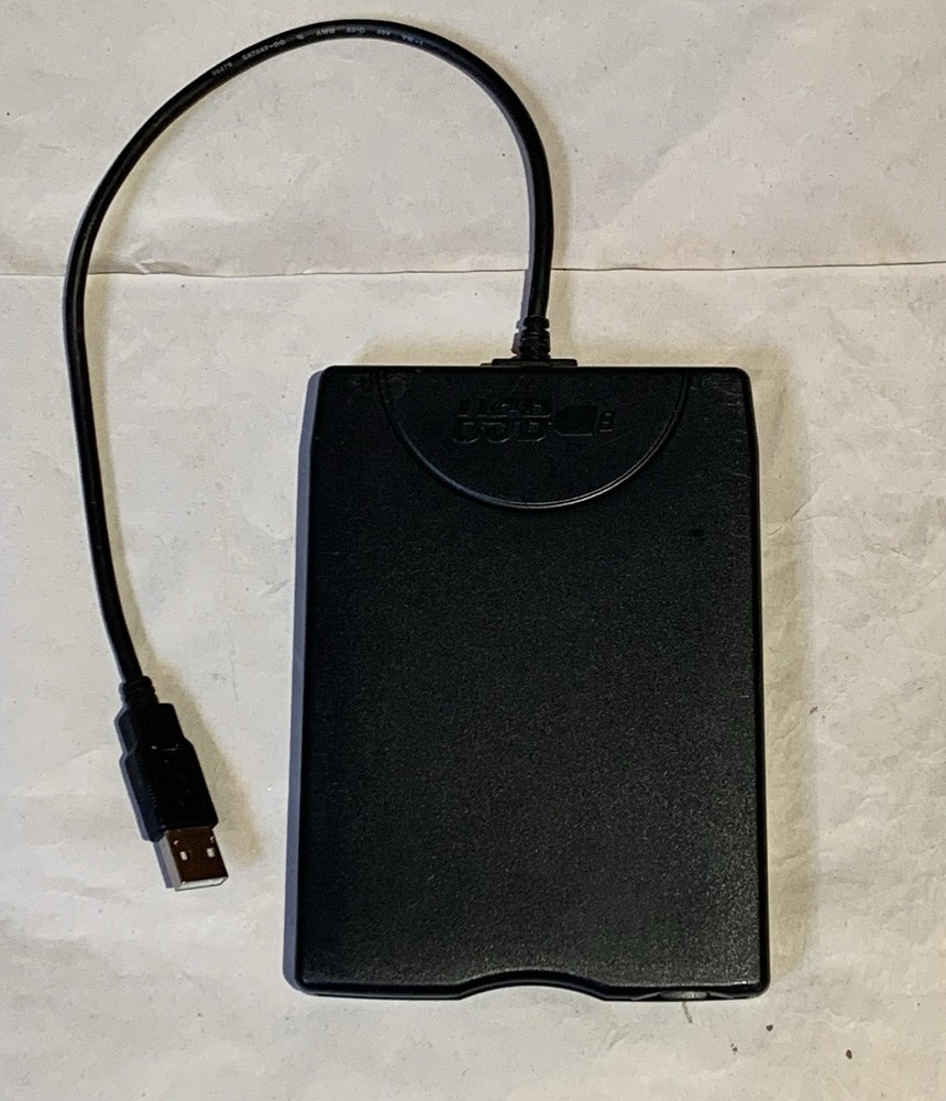 SmartDisk D353FUE FDUSB-B2 USB External Floppy Disk Drive Black Lightweight