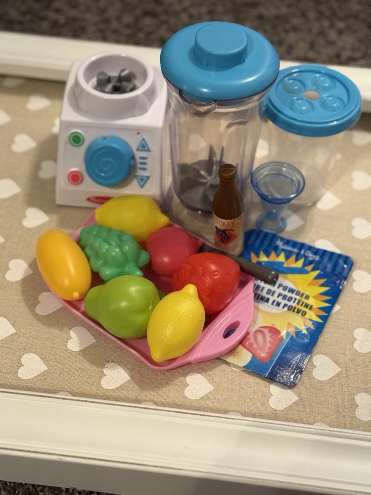 Melissa And Doug Plastic Manual Blender Only About 10”