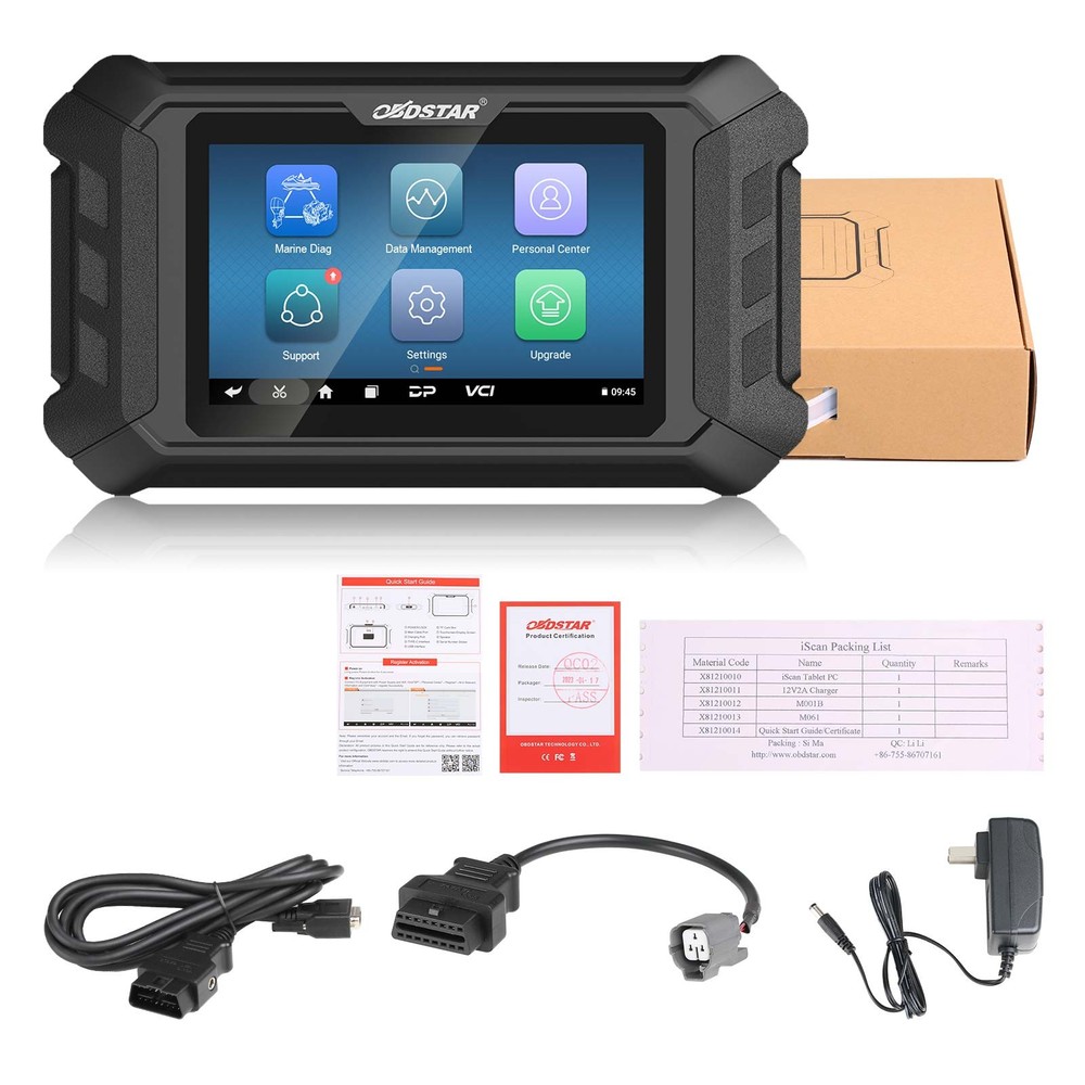 OBDSTAR ISCAN for YAMAHA Marine Diagnostic Code Read Clear Data Flow Action Test