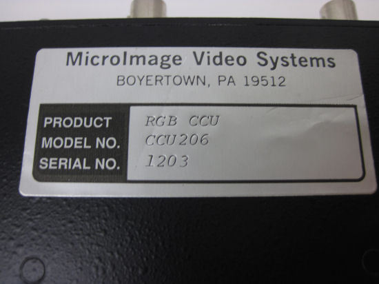 Microimage Video Systems CCU206 RGB Camera Control Unit