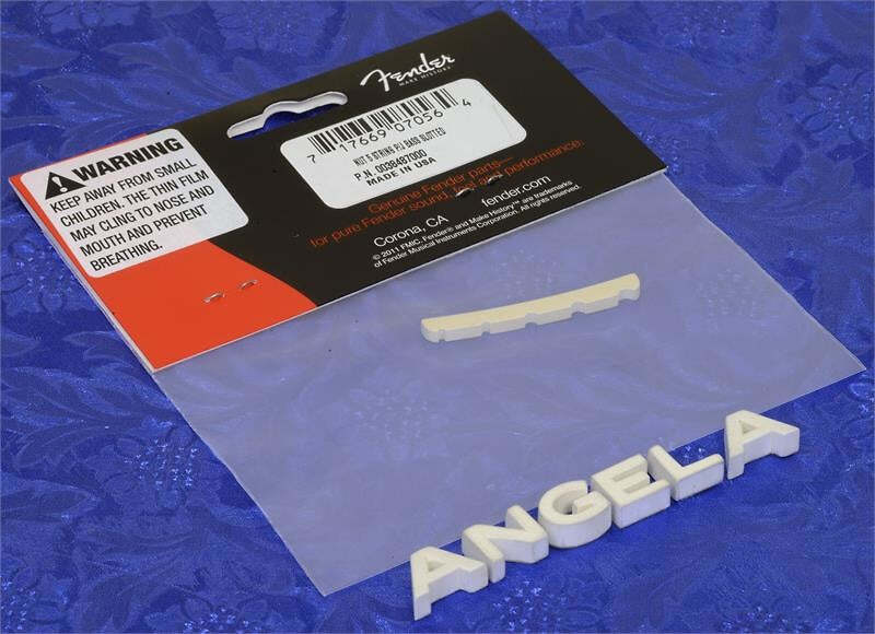 Fender V Five 5 String P/J Bass Slotted String Nut, 0038487049