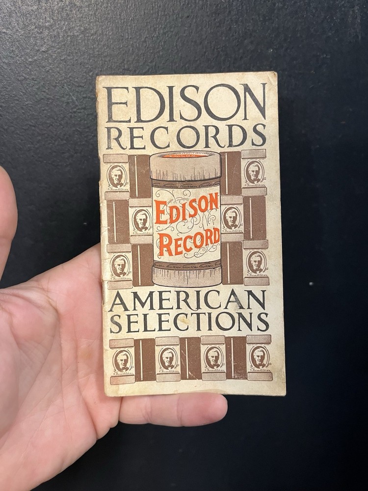 Edison Phonograph Record Catalog 1909