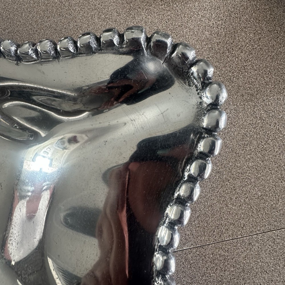 Lenox Rectangular Beaded Wave Large Tray 18.5”