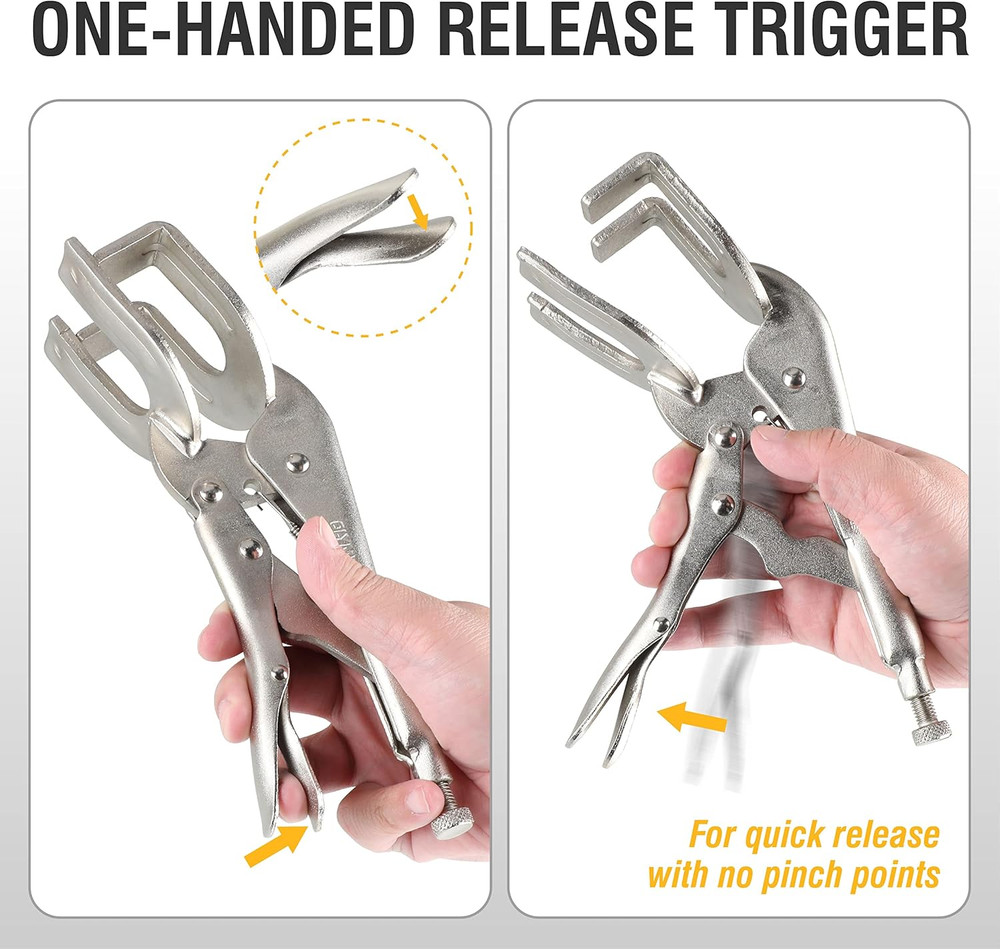 9" LOCKING PLIERS & WELDING CLAMP, 11-409