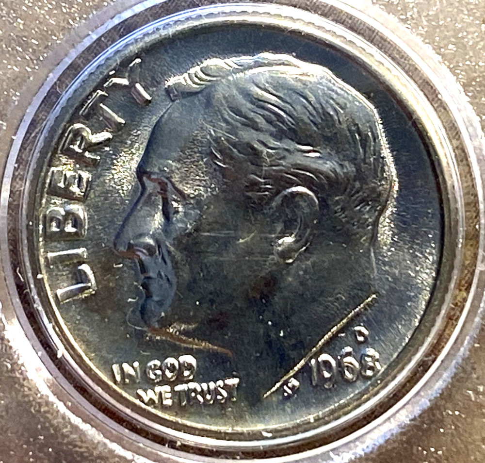 1968D SET, 40% SILVER ON HALF DOLLAR PLEASE READ DESCRIPTION
