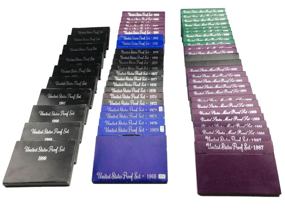 Estate Sale Lot ~ US Proof Sets ~ Coins Money ~ COA Hoard 15 Years+