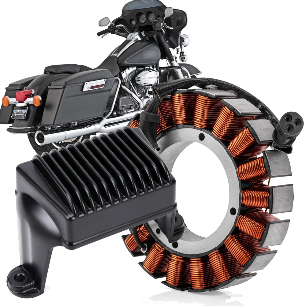 Stator + Voltage Regulator Rectifier For Harley Electra Glide FLHT 2006-2008 New