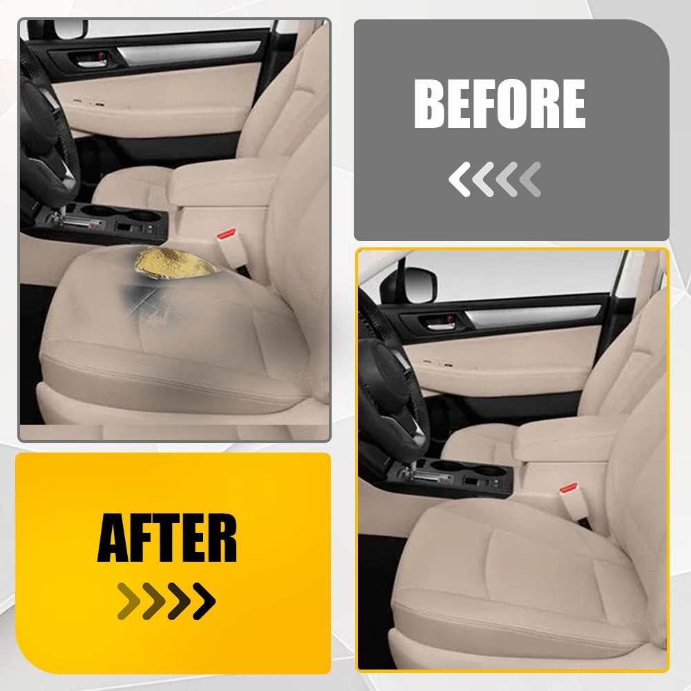 For 2015-2019 Subaru Outback Driver Perforated Leather Bottom Seat Cover TAN EXR