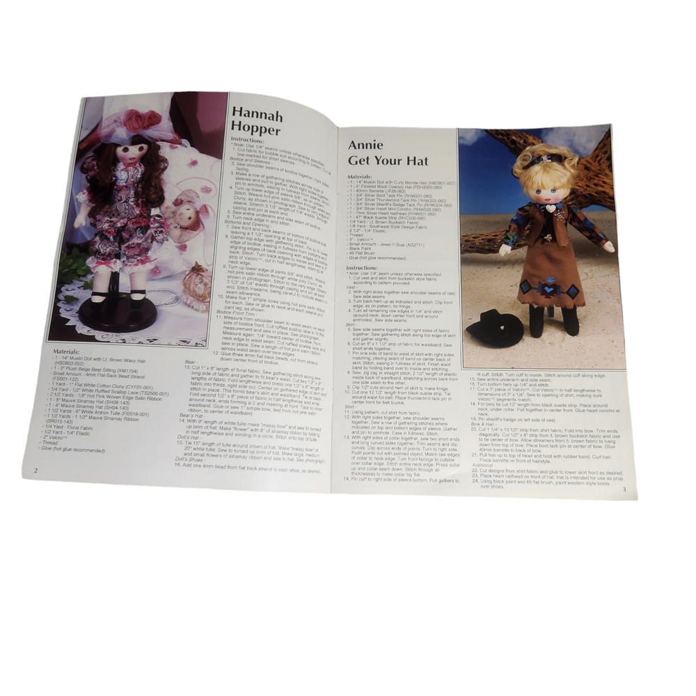 They're Just Sew Adorable Doll Clothes Pattern Booklet
