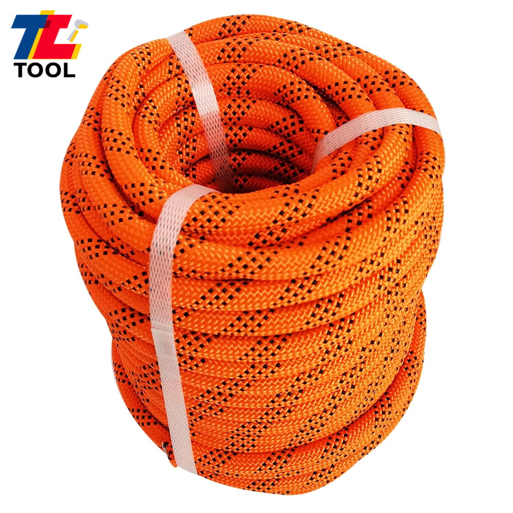 6180Lbs 1/2" × 100' Double Braid Polyester Rope Breaking Strength Bull Rope
