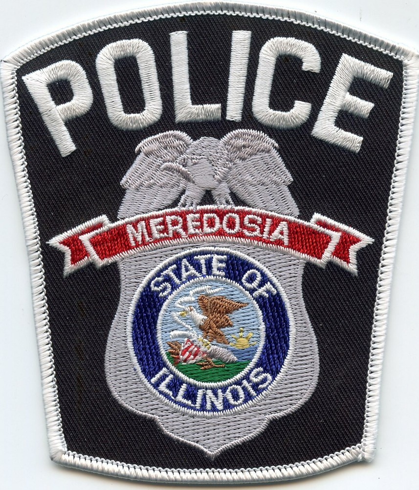 MEREDOSIA ILLINOIS IL POLICE PATCH