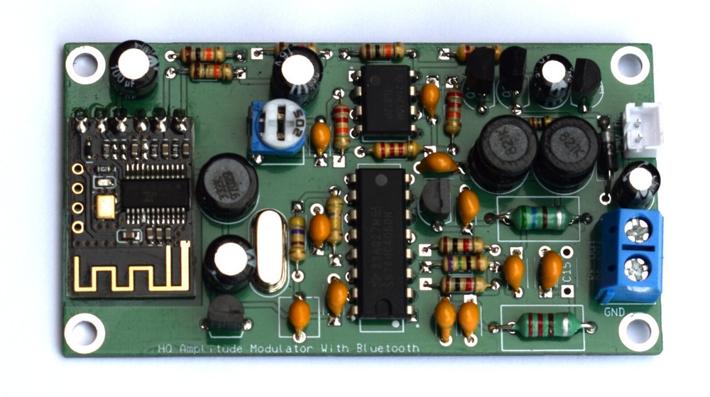 LW 252 KHz AM Radio Transmitter/Modulator With Bluetooth For Vintage Receivers