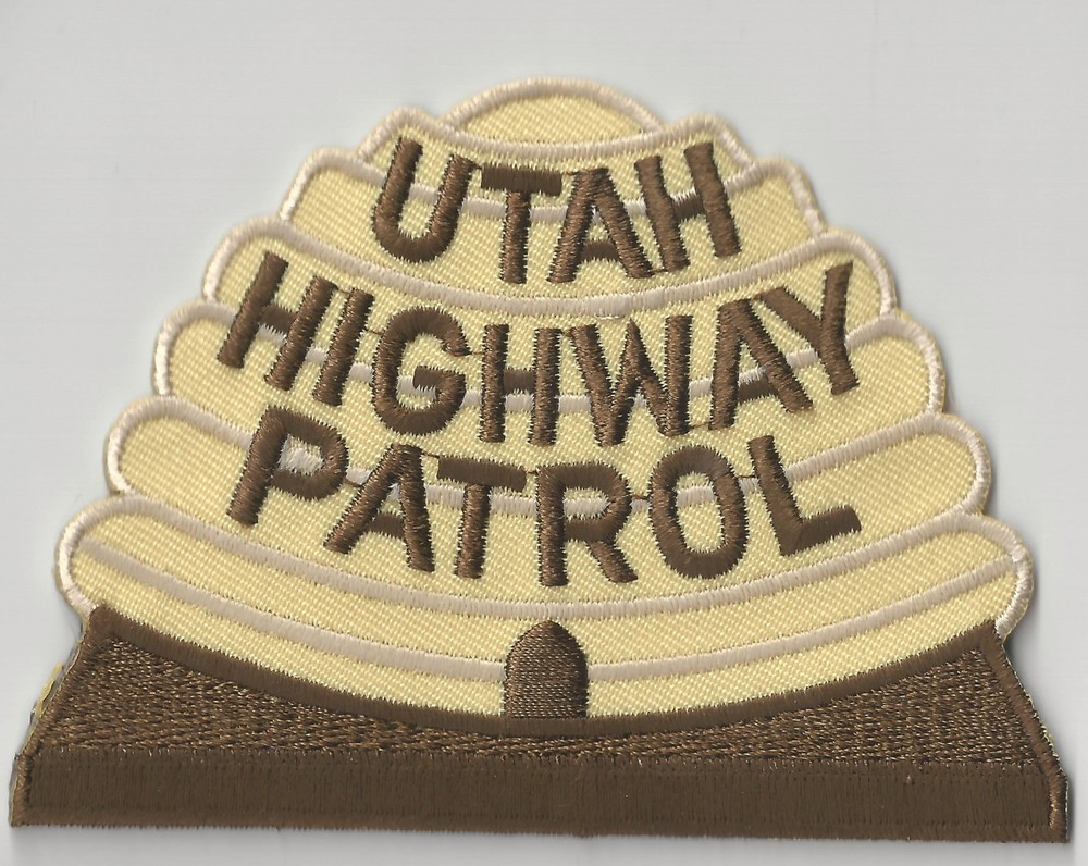 UTAH HIGHWAY PATROL - SHOULDER PATCH - IRON OR SEW-ON PATCH
