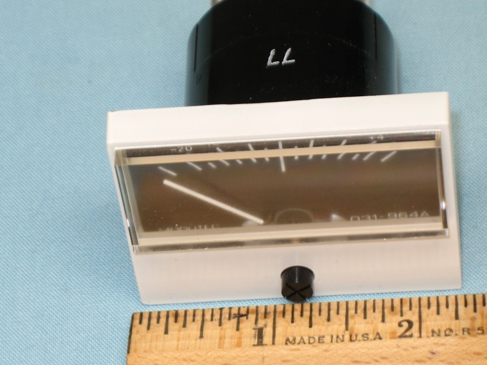 MODUTEC ~ MODEL # 00811151B ~ ANALOG PANEL METER ~ NOS