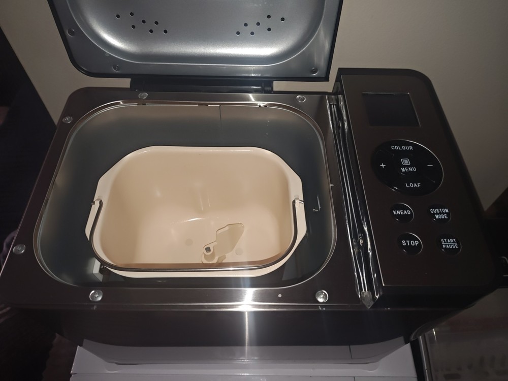 VEVOR Bread Machine Silver 19 Programs LCD Display Timer Crust Control Keep Warm
