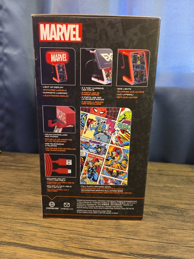 Marvel: Logo Ikon Light-Up Phone and Controller Stand