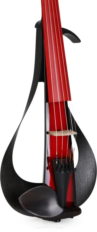 Yamaha YEV105 Pro Electric 5-string Violin - Deep Red/Black