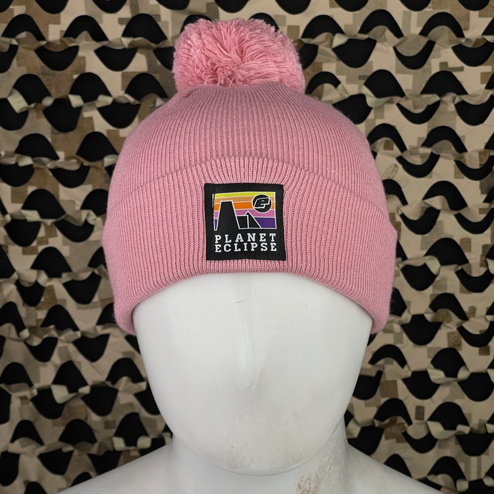 NEW Planet Eclipse Horizon Pom Beanie - Dusky Pink