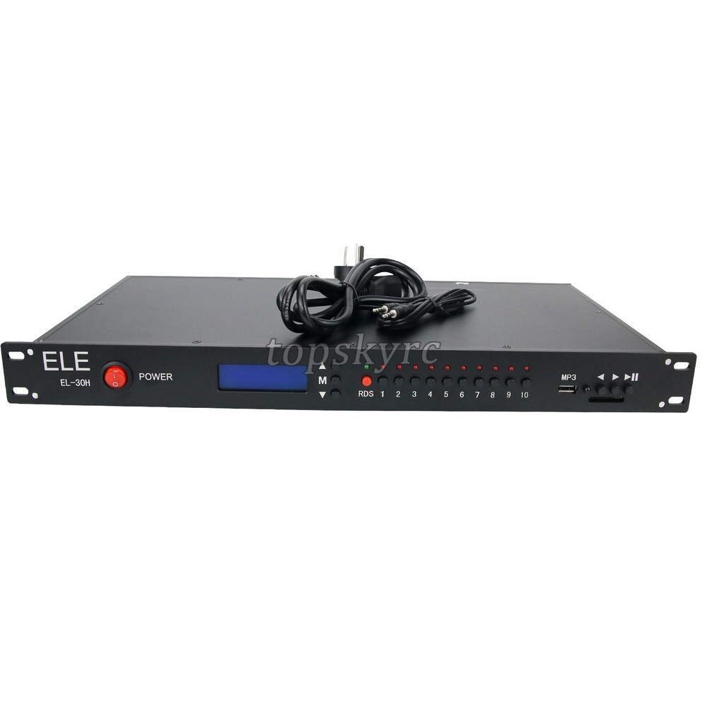 ELE EL-30H 30W Broadcast Transmitter with RDS and Power Amp for Mitsubishi