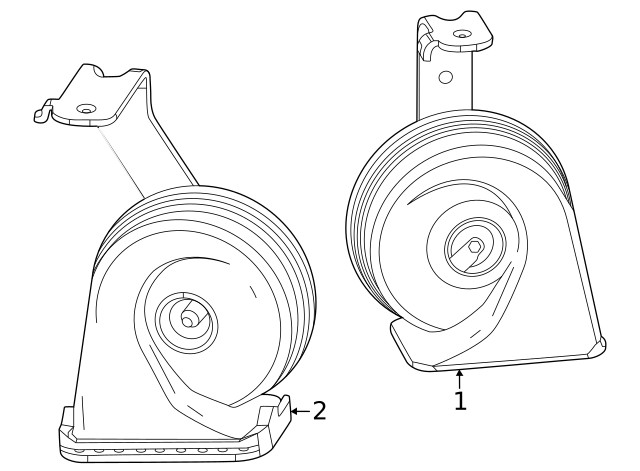 Genuine GM Low Note Horn 85011835