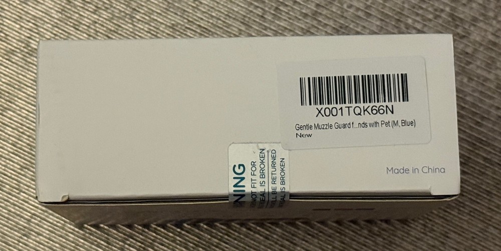 Good Boy Blue Gentle Dog Muzzle Guard Size Medium