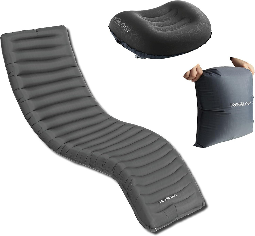 Bundle: Aluft2.0(Black) & UL Sleeping Pad with Pump Sack-Compressible, Compact,