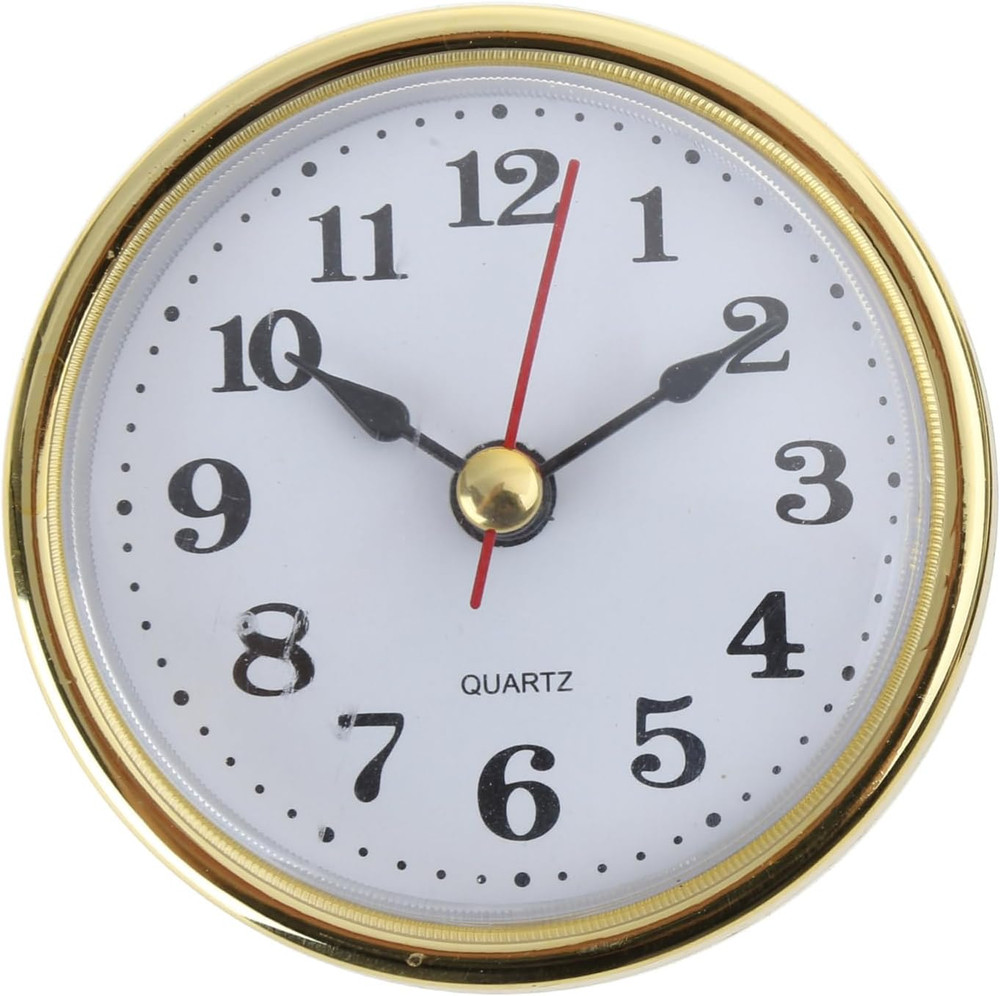 Clock Insert round Clocks Movement 2-1/2 65Mm Diameter Clock Head Arabic Numeral