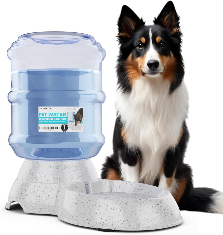 Automatic Pet Waterer Dispenser with Bpa-Free Design 1 Gallon Capacity Solution