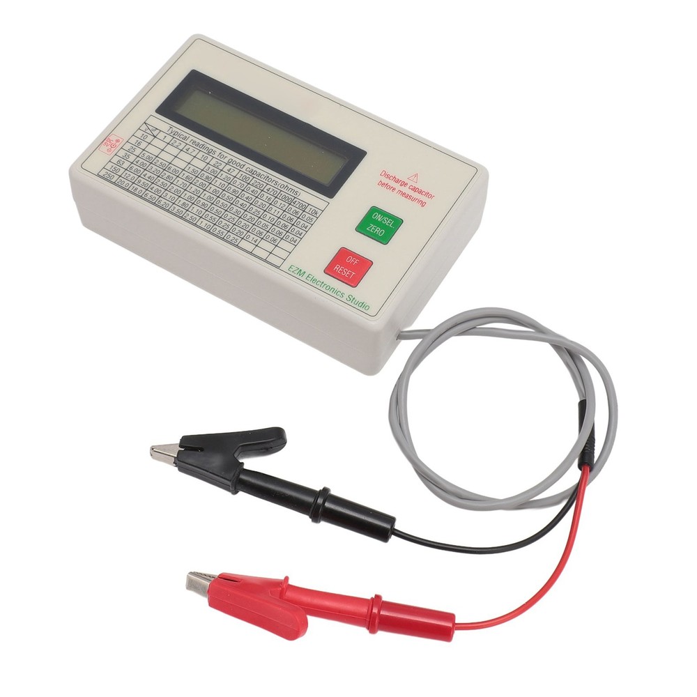 Meter Accurate Shutdown Function Portable Capacitance Tester Kit ⭐