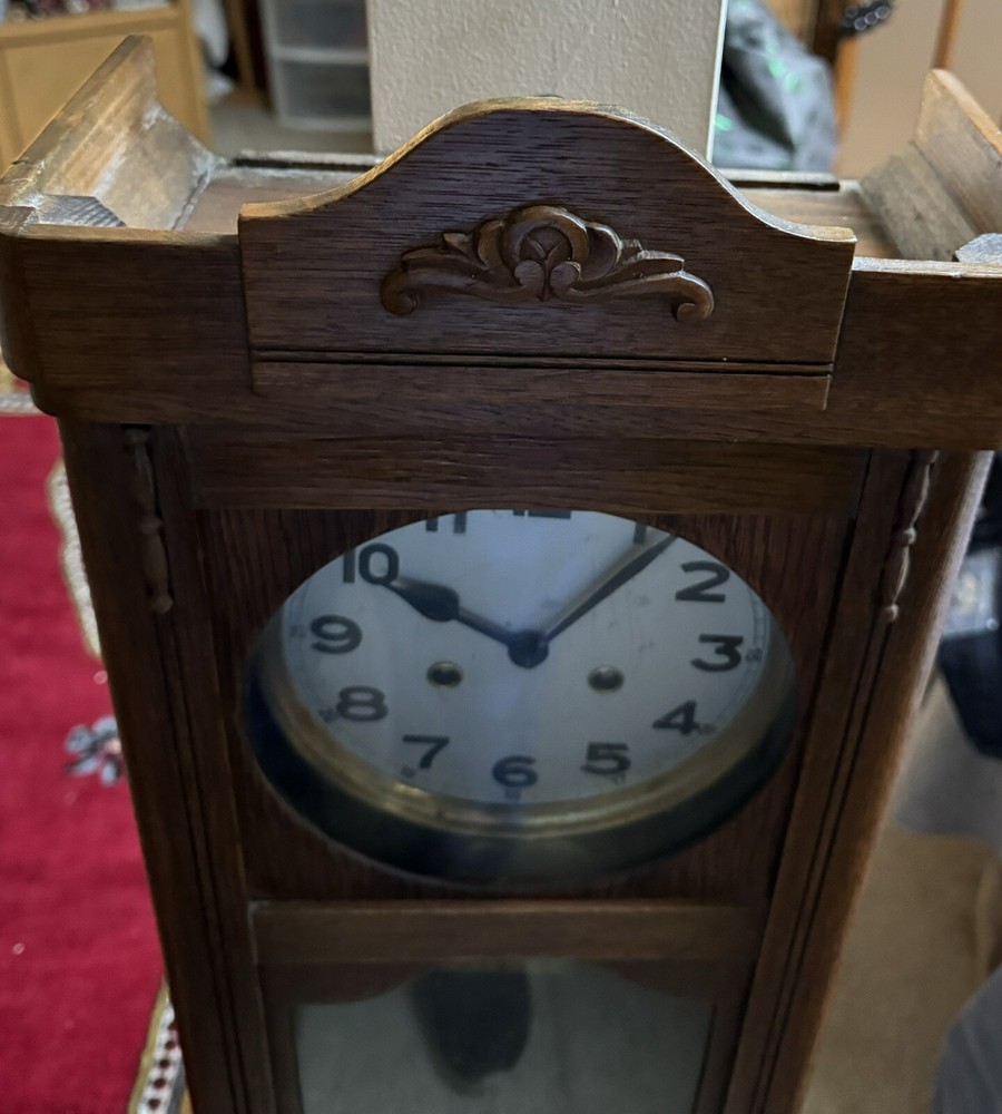 antique german wall clock