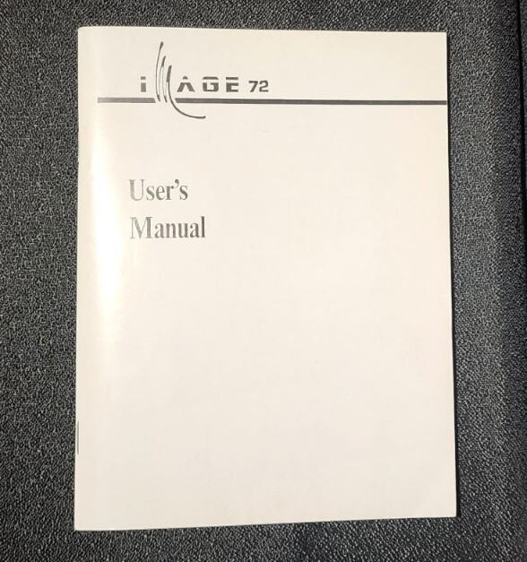 Scarce 1989 IMAGE72 • A4TECH User's Manual PMU-IMAGE720 Taiwan Early Computing