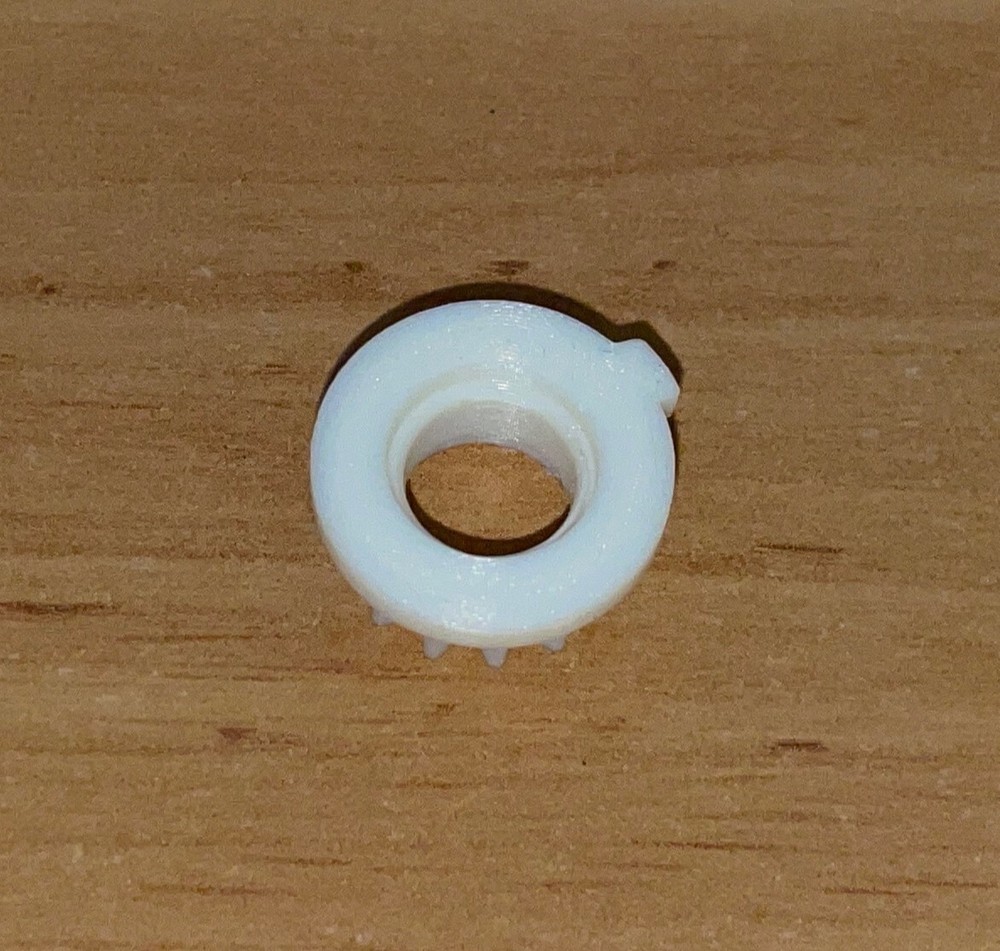Technics SL-B2 SL-B3 turntable spindle gear replacement - 3D printed