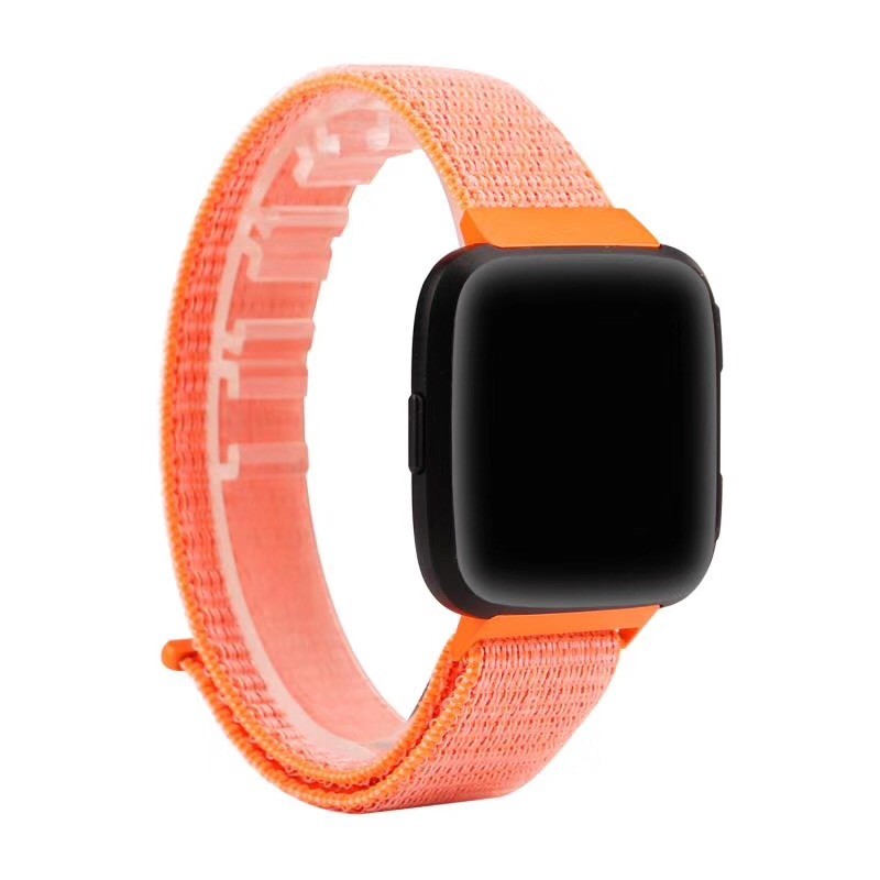Sport Loop Soft Nylon Weave Band Strap Adjustable Wristband For Fitbit Versa