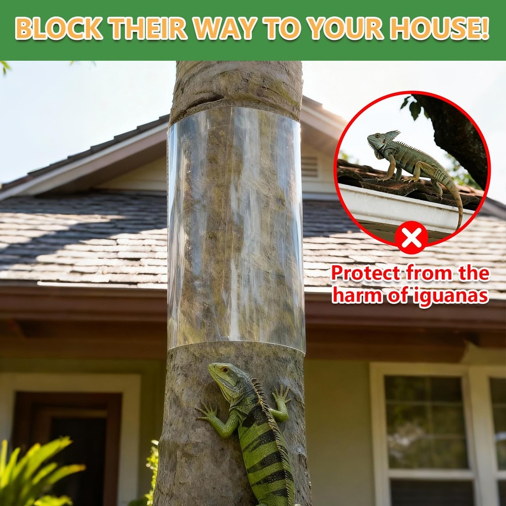 Iguana Tree Wrap Tree Trunk Protector Guard for Iguana Prevention Climbing Tr...
