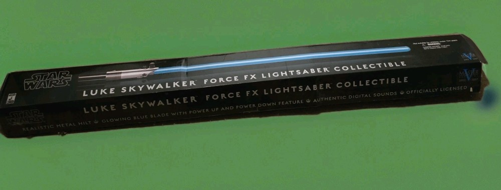 Master Replicas  Skywalker Force FX Lightsaber Collectible MISSING BATTERY CASE
